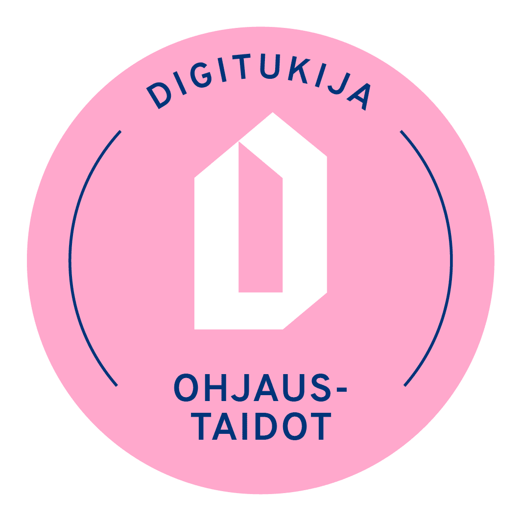 Osaamismerkki: Digituki - Ohjaustaidot