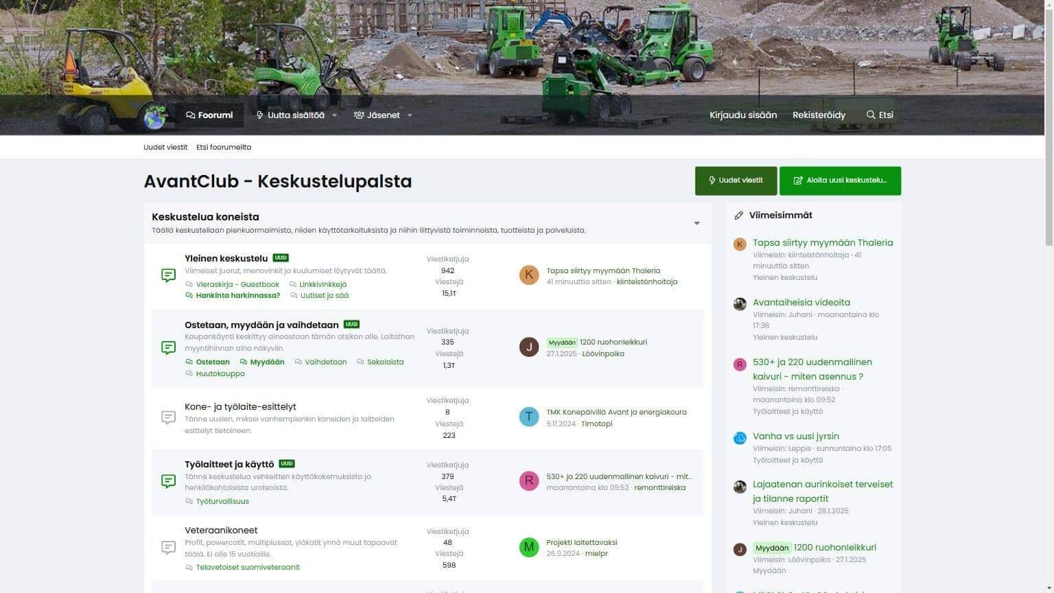 AvantClub.fi Xenforo keskustelupalstan toteutus