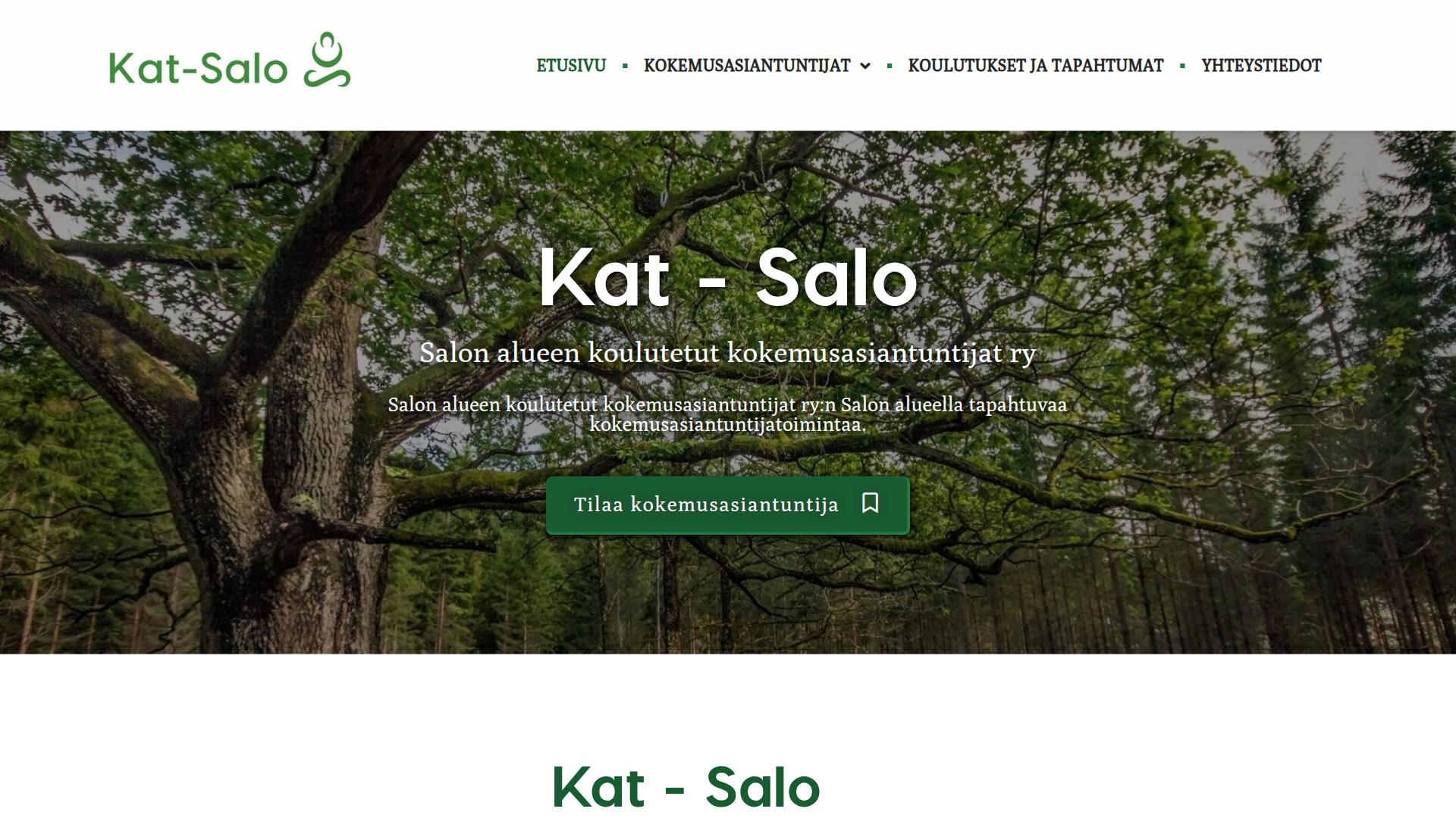 WordPress-verkkosivusto salolaiselle yhdistykselle